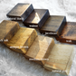 Floating Bedside Table With Gold Sparkle Light - Pheasant Manor Furniture