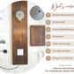 Floating Bedside Table With Grey Lampshade - Pheasant Manor Furniture